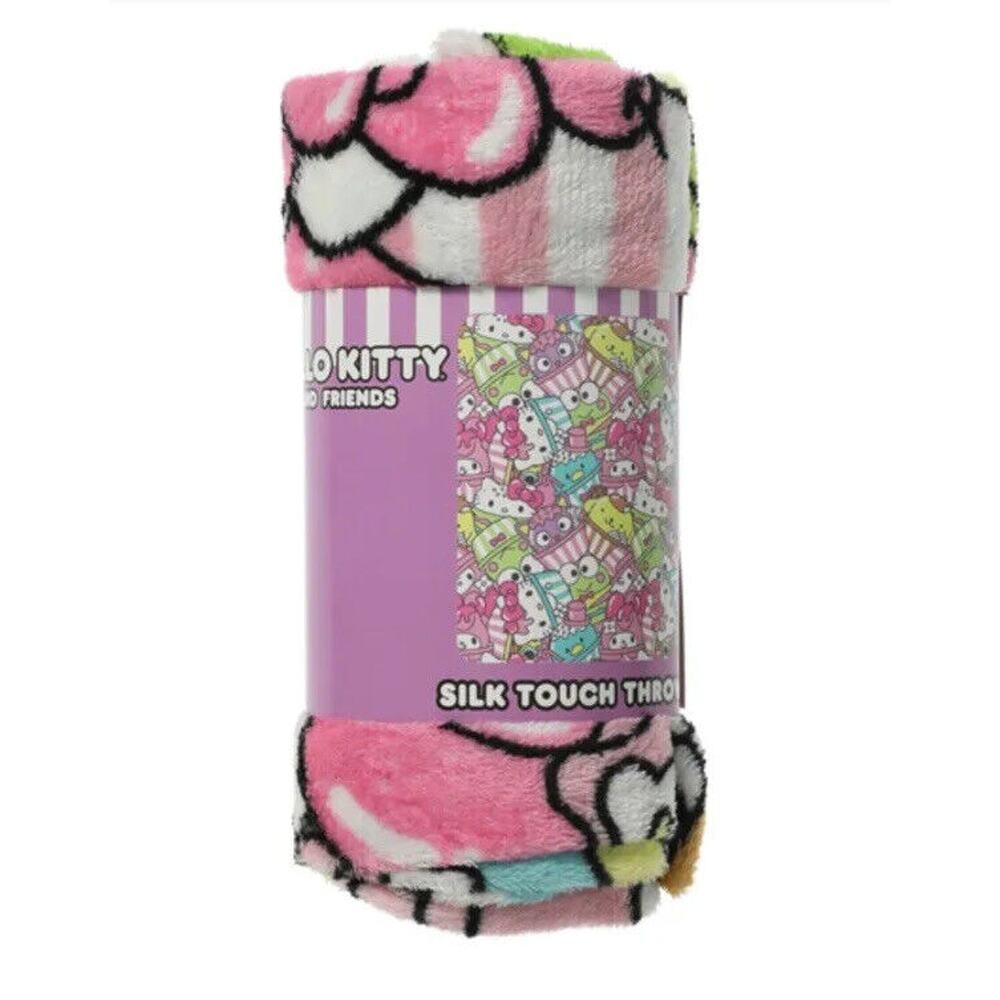 🔥Sanrio Hello Kitty & Friends Plush Silk Touch Throw Blanket 40" x 50" BNWT🔥